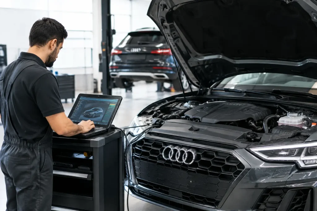 Audi Diagnostic Repair Dubai Done Properly