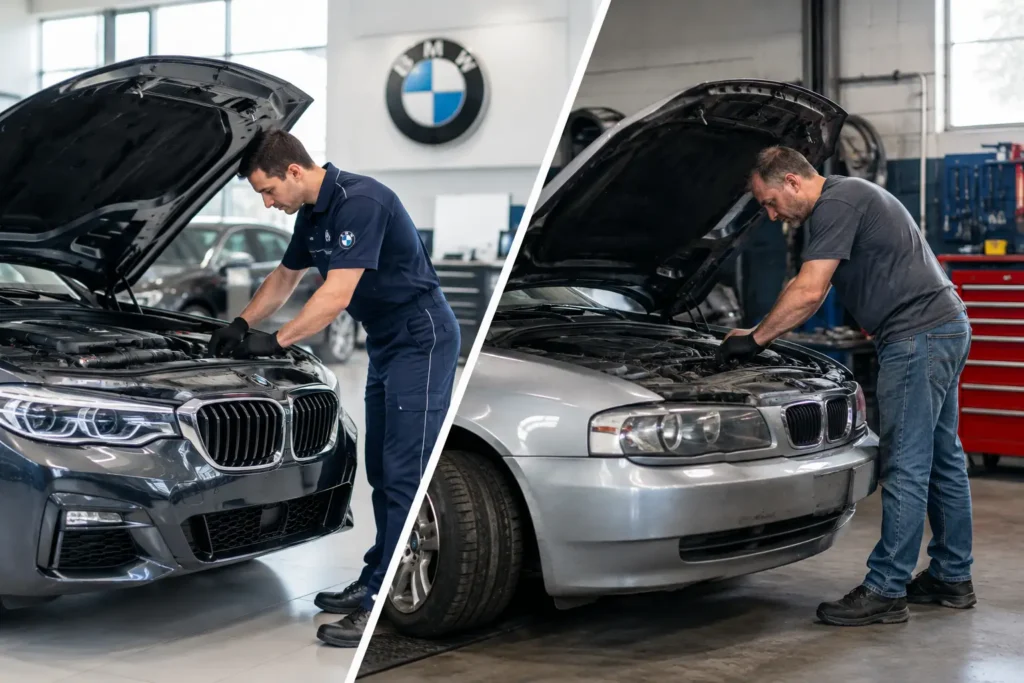 Dealer Versus Independent BMW Service: What Fits?